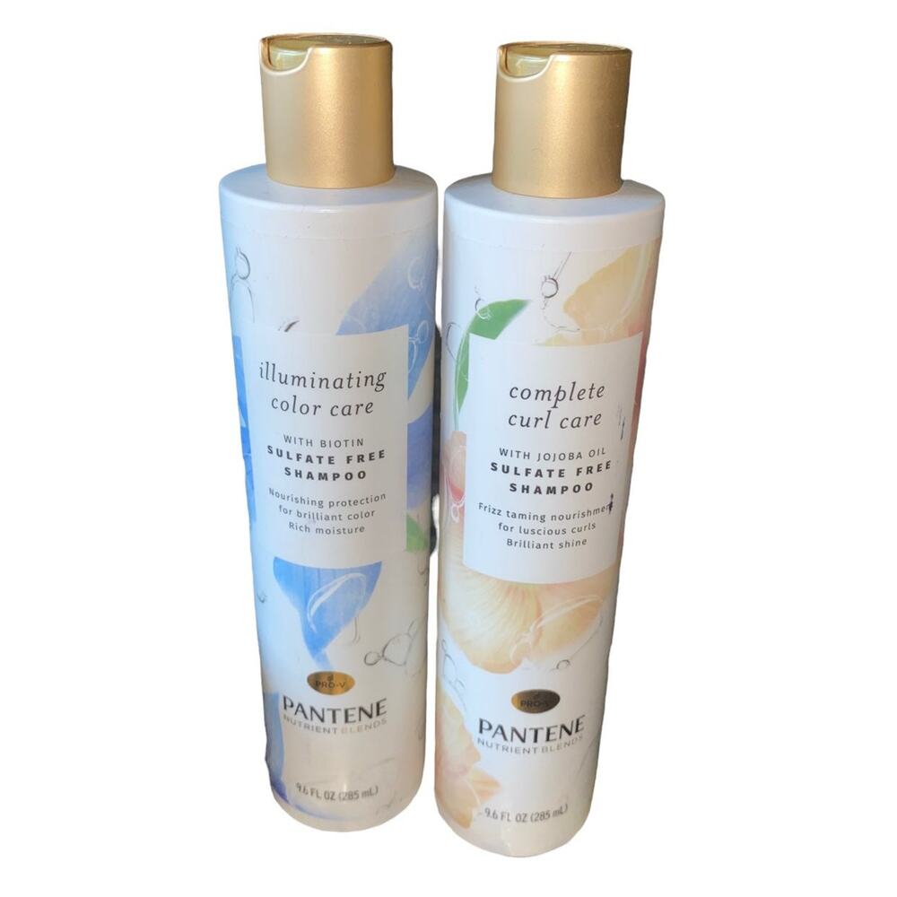 Pantene Pro-V Nutrient Blends Illuminating Color Shampoo Bundle NEW